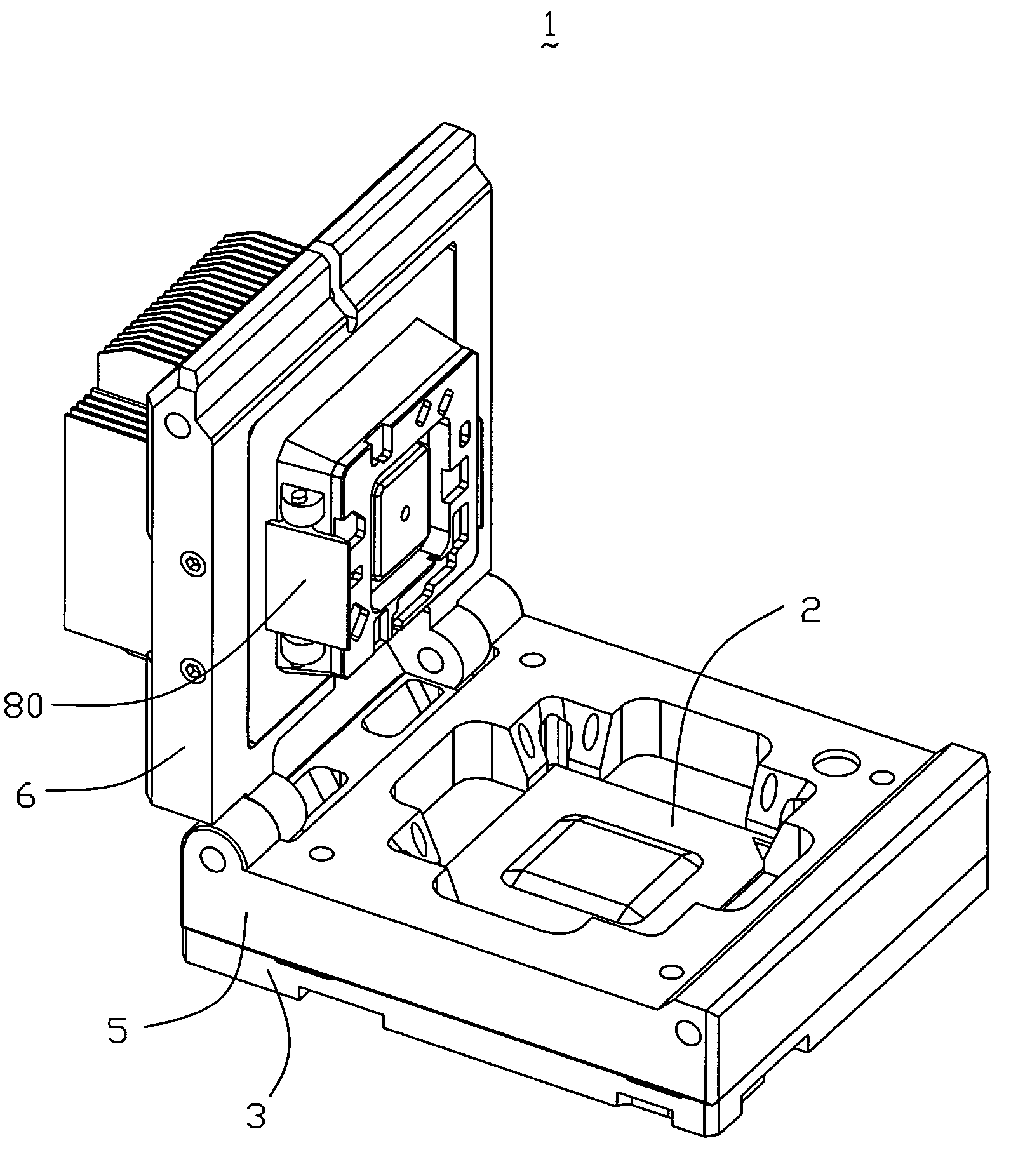 Burn-in socket having pick-up arrangement for quickly pick-up IC package after IC package is tested