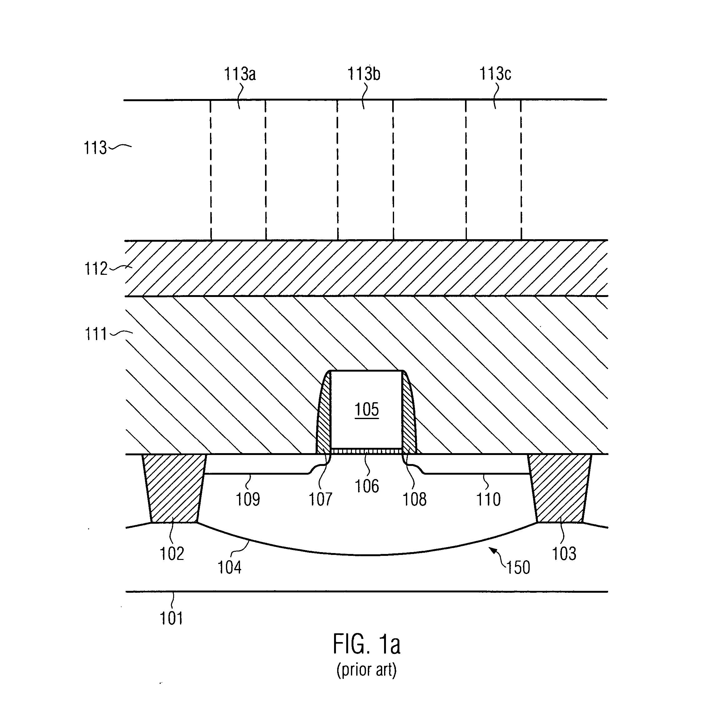 Method of patterning a layer of a material