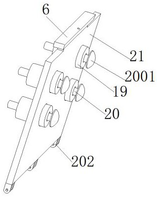 A large-scale glass transportation device with good anti-rollover effect