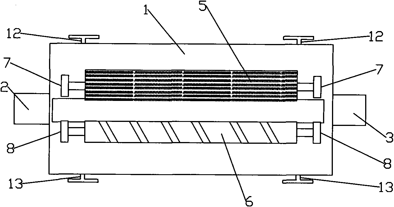 Equipment for removing oxidation layer of high-temperature round steel press forging