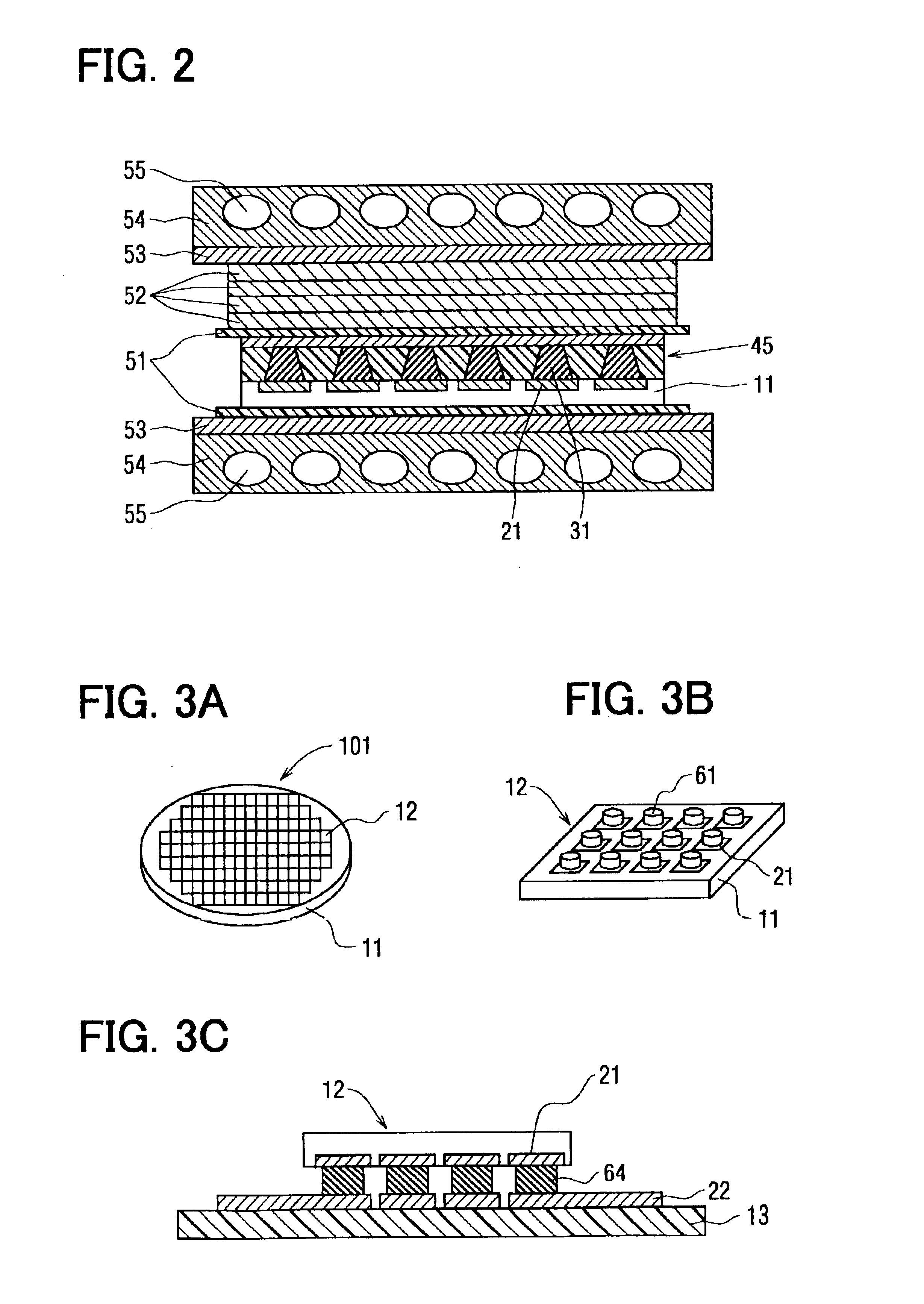 Substrate having a plurality of bumps, method of forming the same, and method of bonding substrate to another