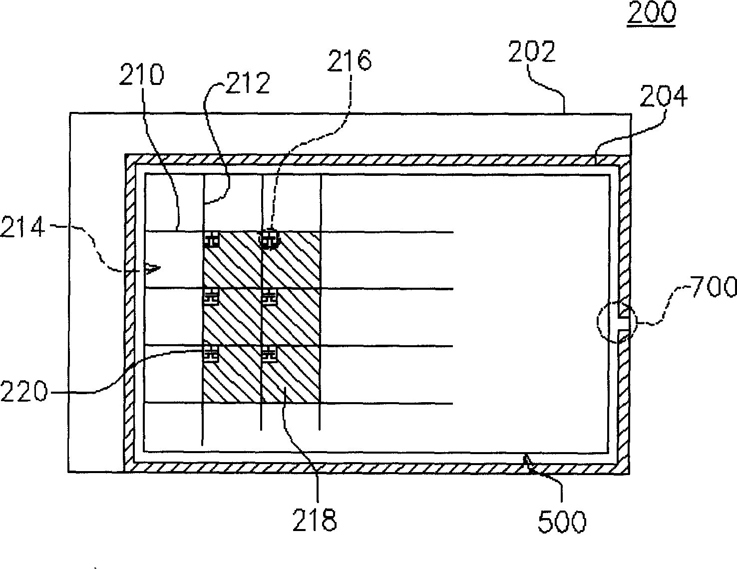Film transistor liquid crystal display panel, its array substrate and mfg. method