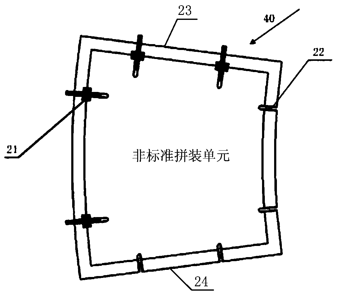 Construction method of municipal road assembly unit and prefabricated assembly road