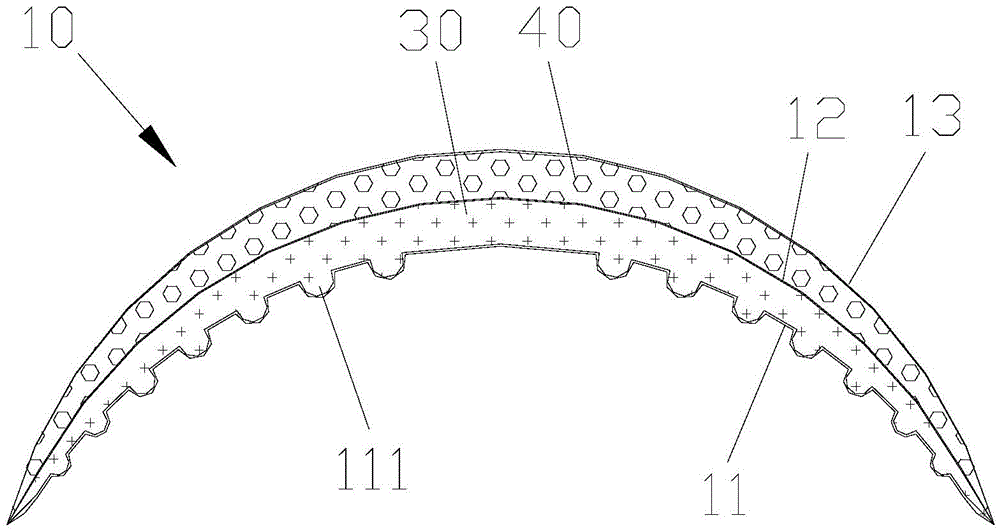 Silica gel bra in multi-layer combination as well as preparation method of silica gel bra