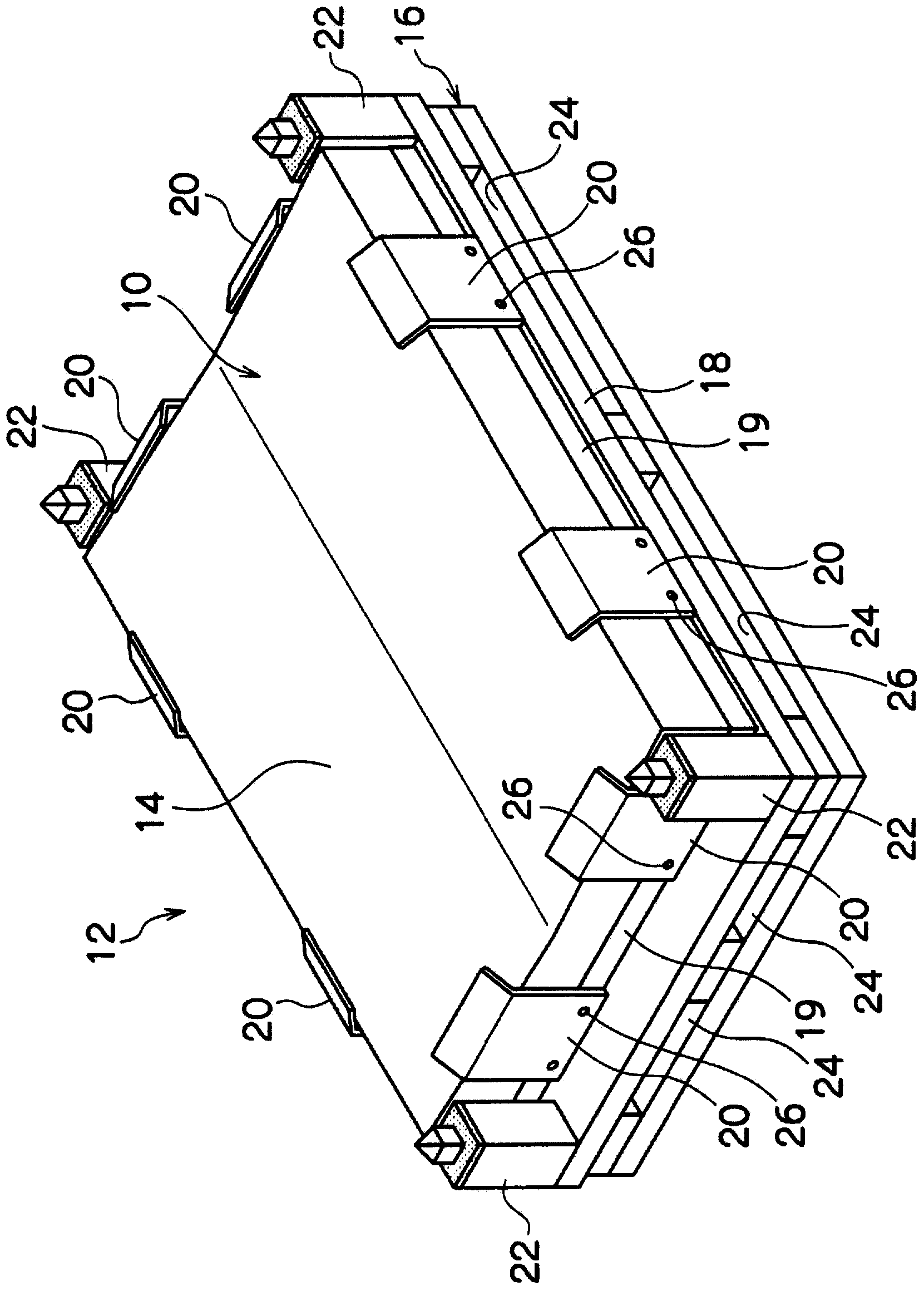 Glass plate stack, and method of extracting glass plate
