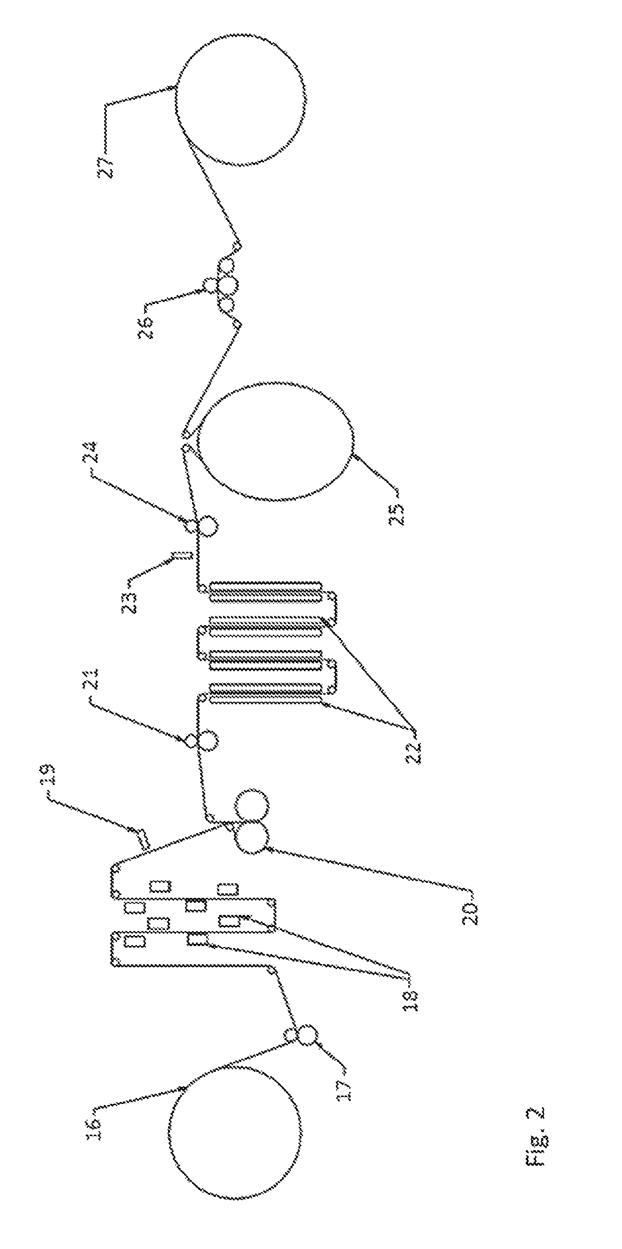 Manufacturing process for elastomeric laminate