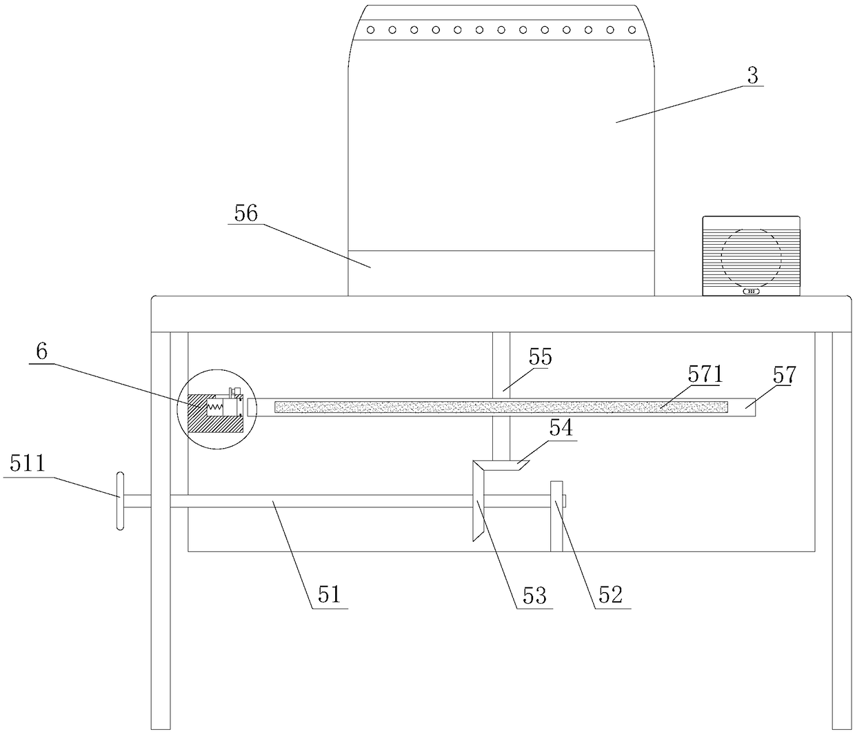 Exhibition service table for products in exhibition and display method of products