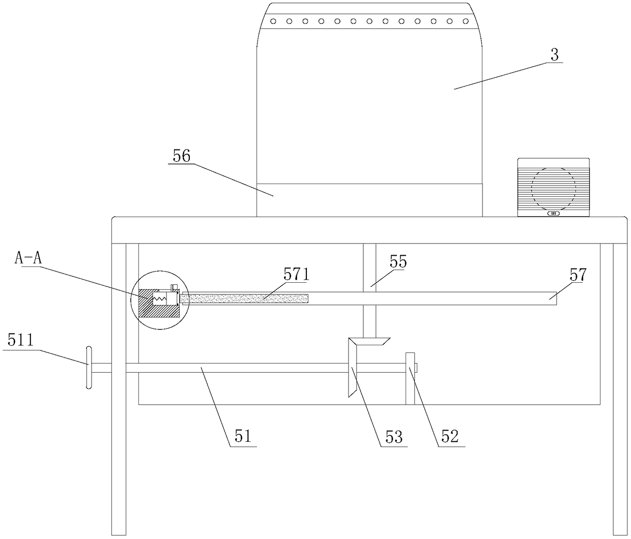 Exhibition service table for products in exhibition and display method of products