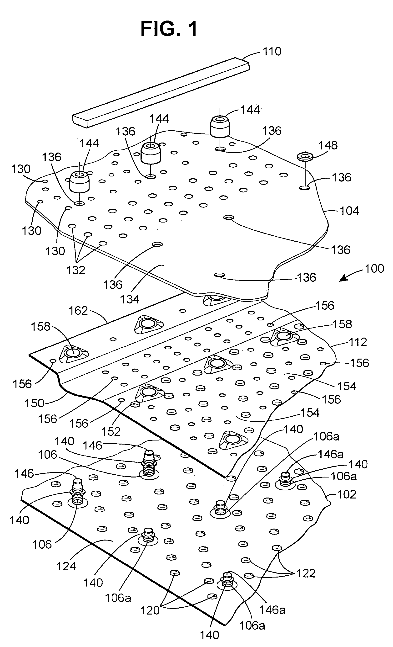 Extended impingement cooling device and method