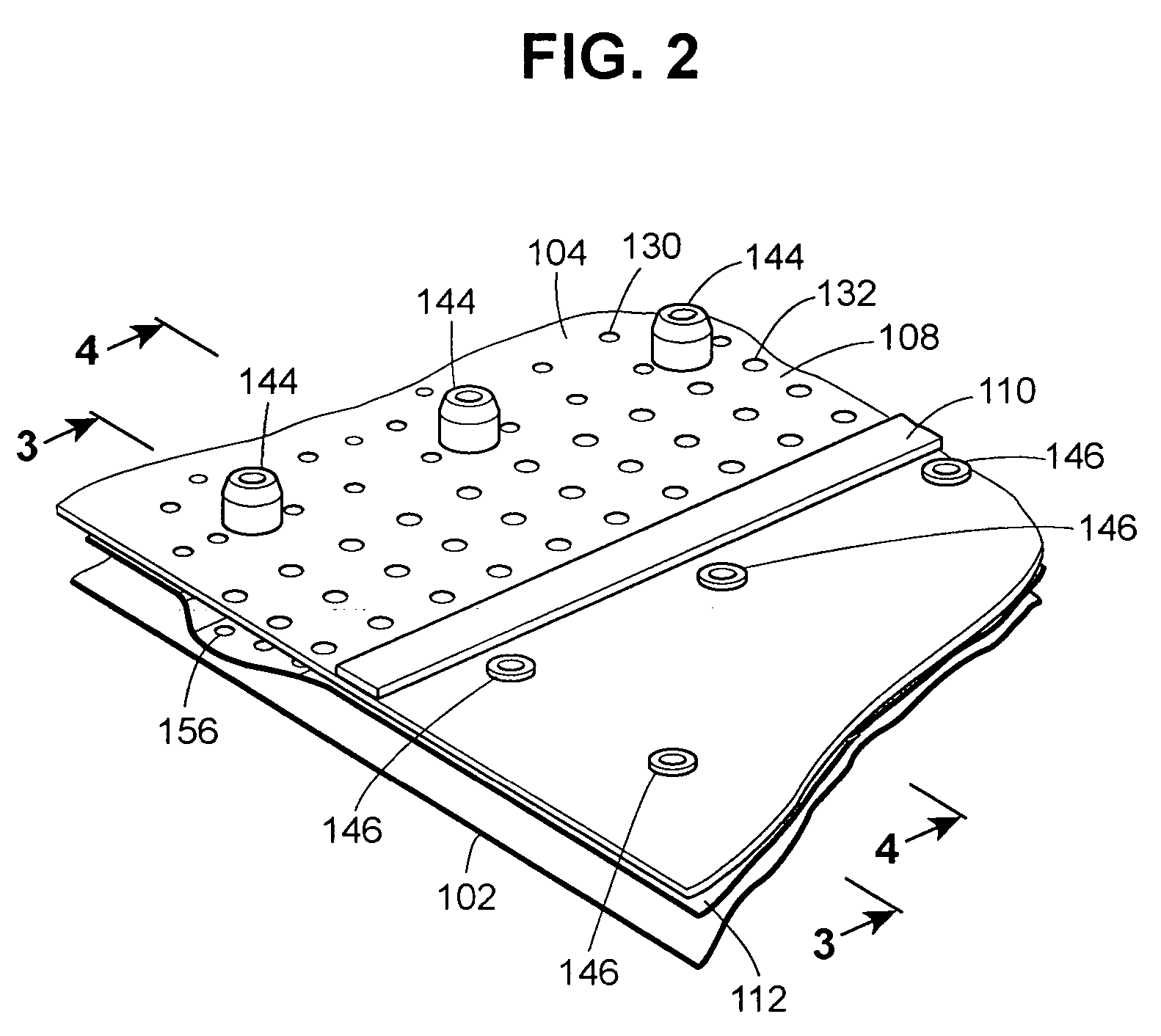 Extended impingement cooling device and method