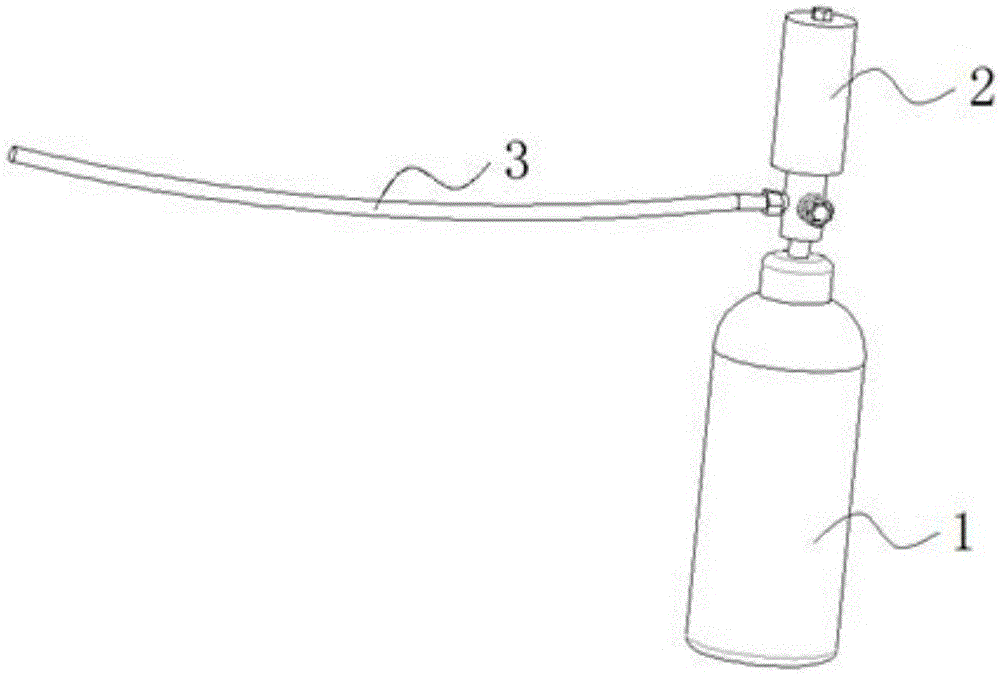 Fire trace tube type automatic nanometer powder-based dry powder fire extinguishing device