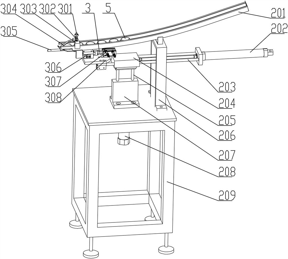 Automatic feeding device and operation method for a punching machine