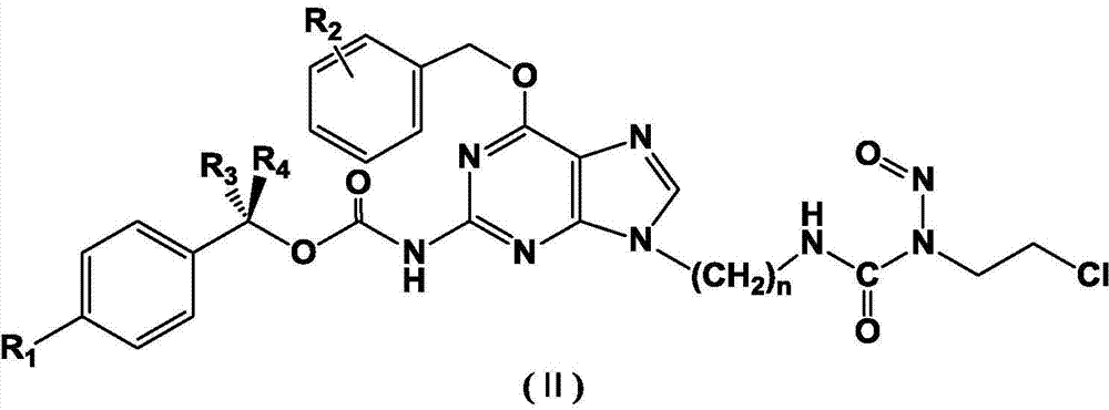 Hypoxia-activated combined chloroethylnitrosourea compound, preparation method and application