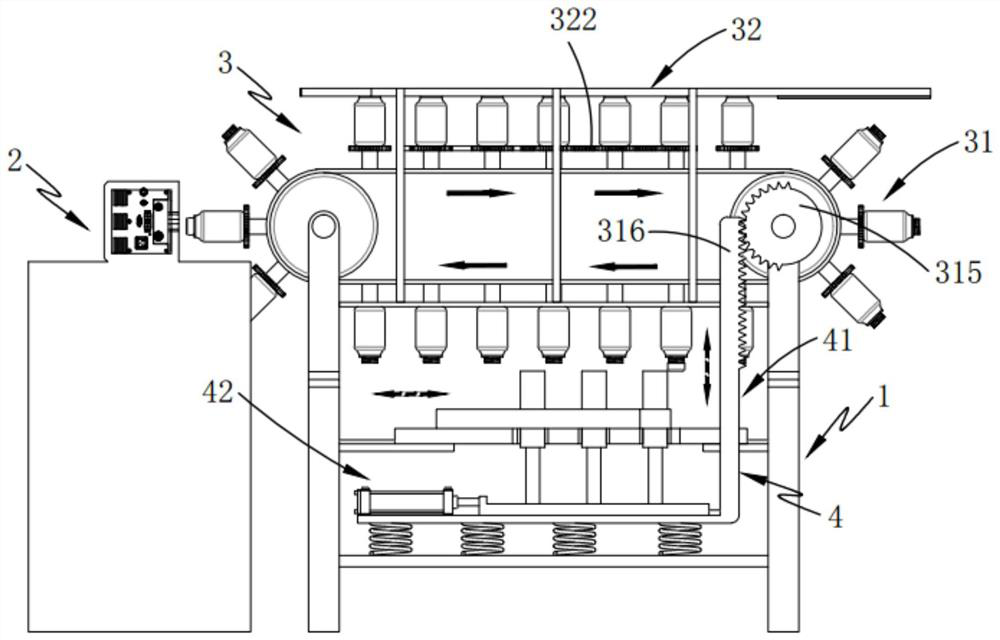 A tracking dynamic bottle cap marking equipment