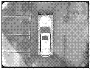 Implementation method and device for assisting parking based on stereoscopic image display
