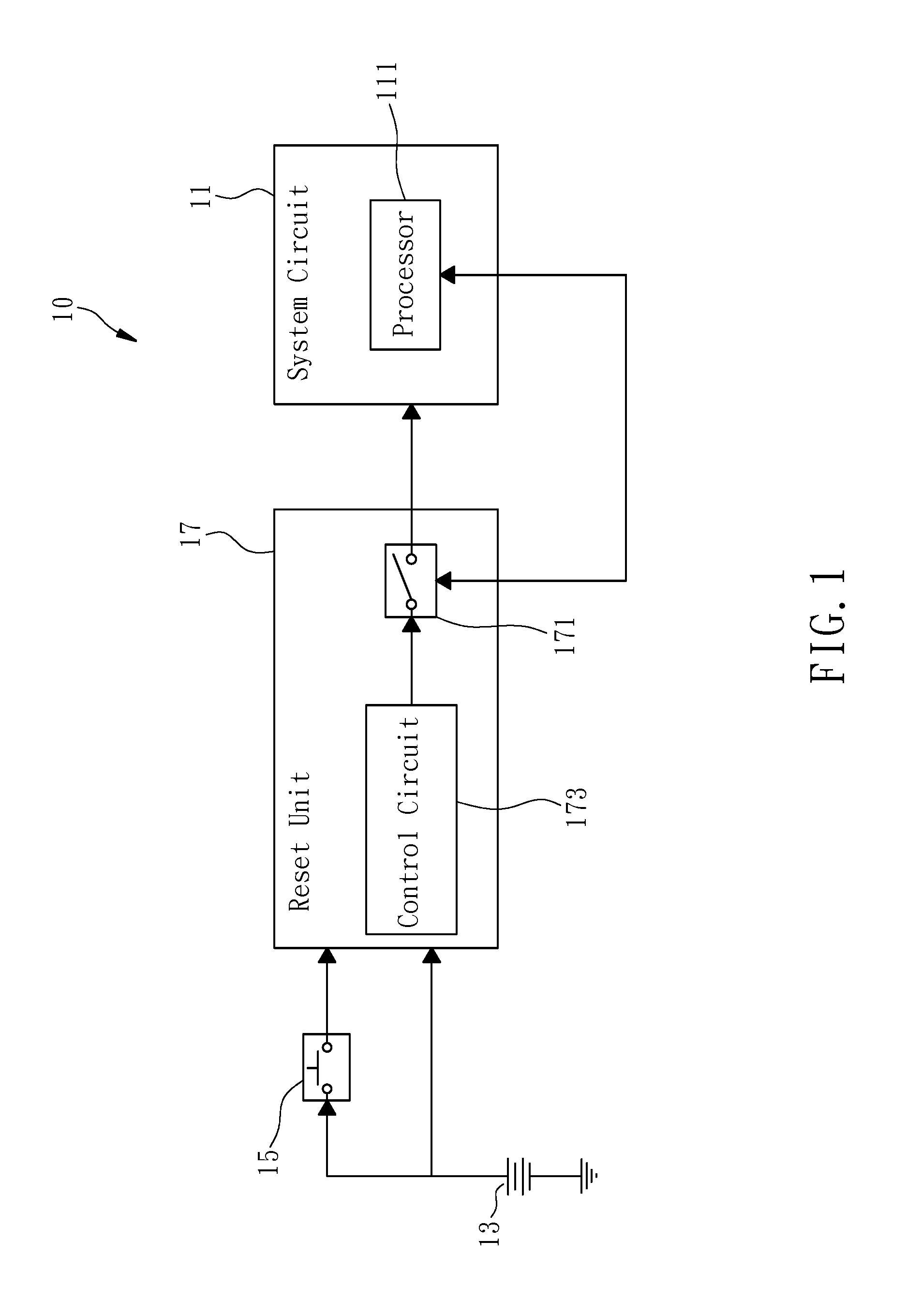 Reset unit and portable electronic device having same