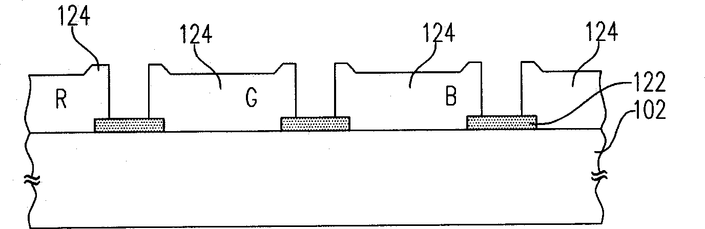 Colour filtering baseboard and its making method