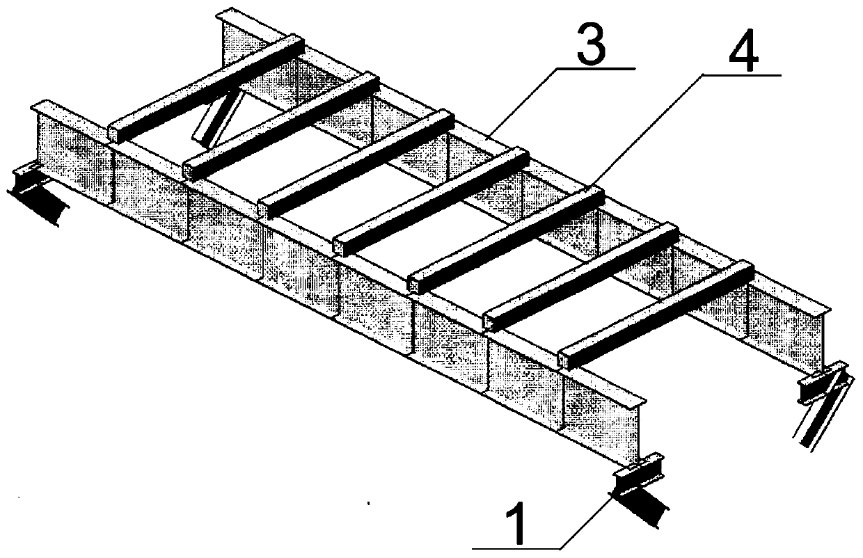 Construction formwork for integrally pouring pier stud tie beam and construction method of formwork