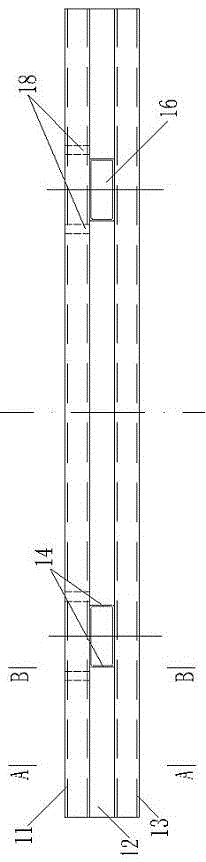 FRP framework type rail sleeper structure