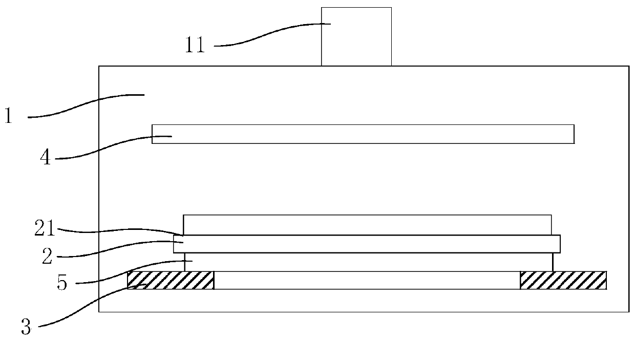 A vacuum drying oven