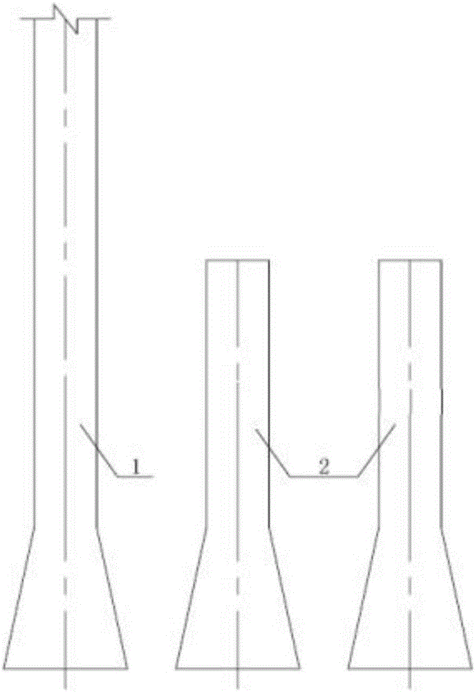 Connecting structure and method for foundation piles and bearing platform in pile foundation underpinning