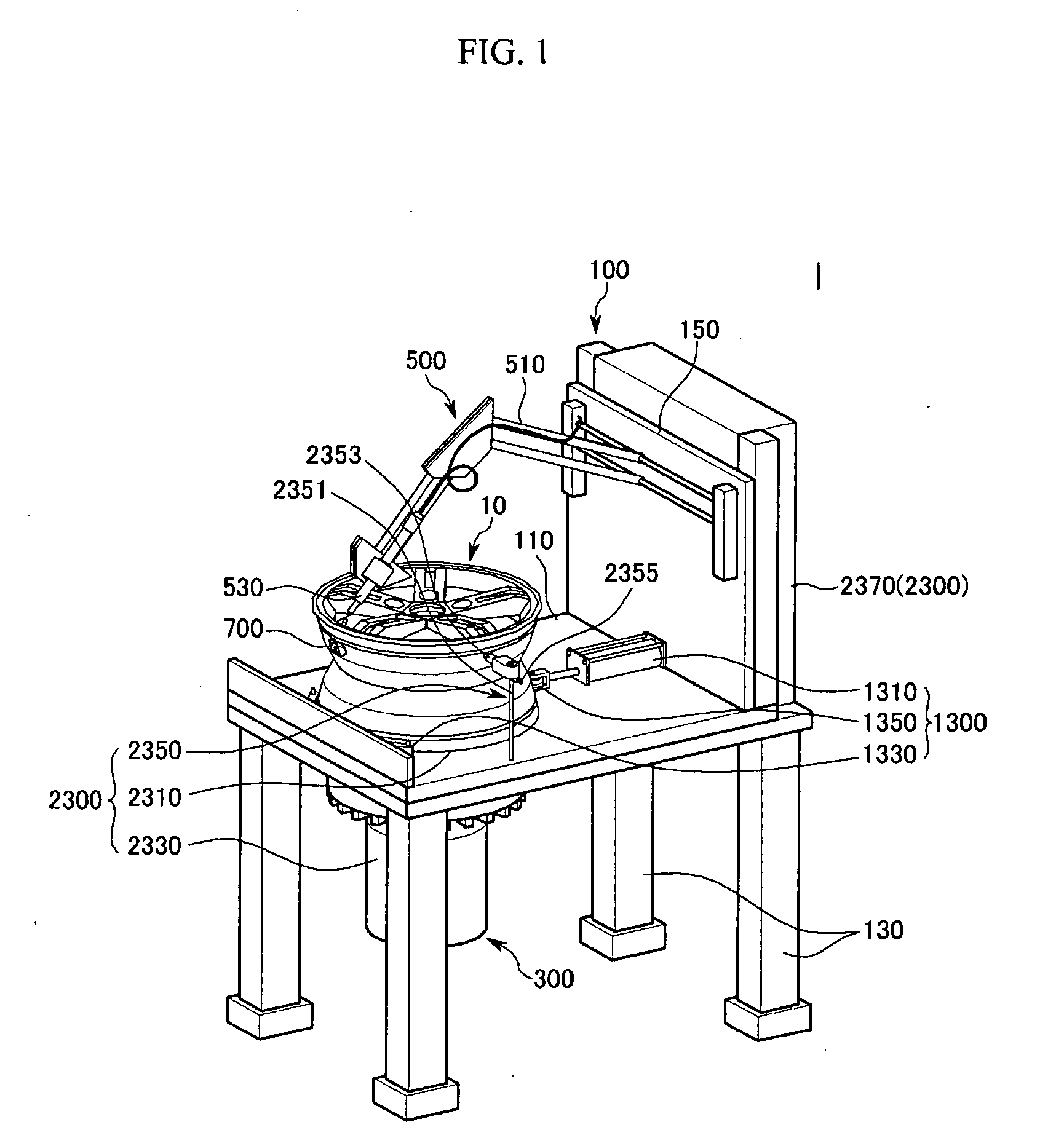 Apparatus and method for assembling vehicle wheel