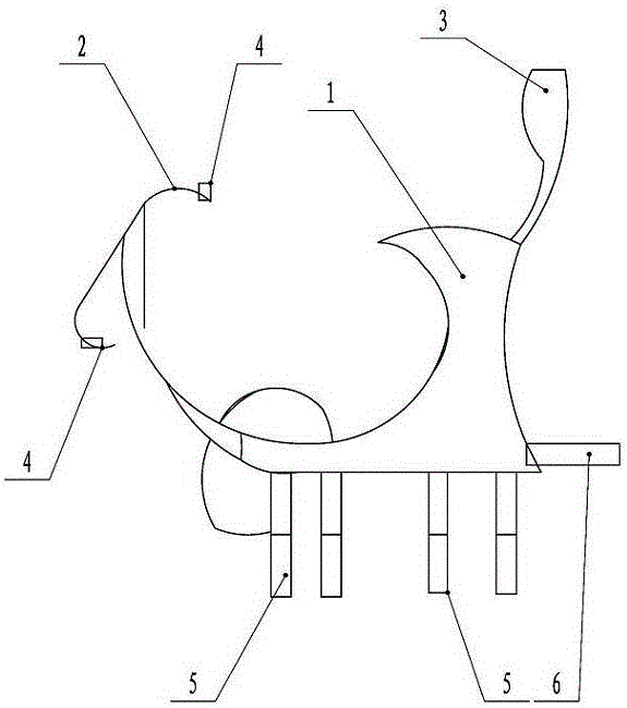 Dynamic experience seat device used in dome cinema