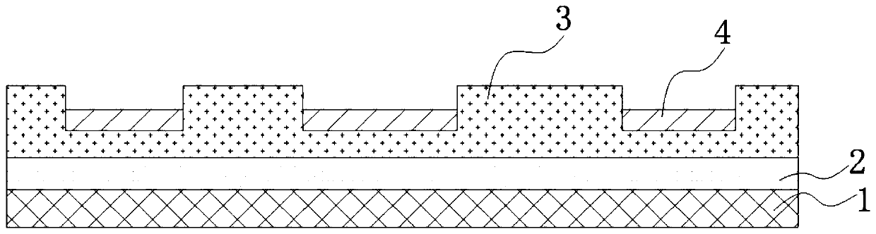Three-dimensional wallpaper and production method thereof