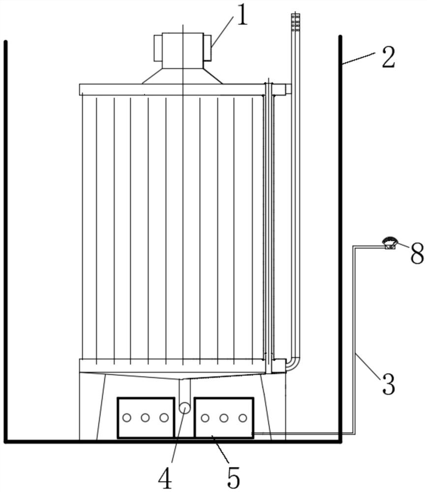 Wine-making condensation water-saving device