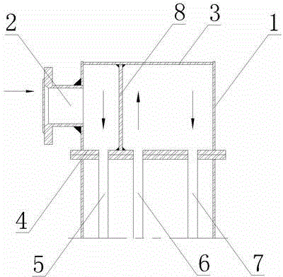 Evaporator heat exchanger tube box welding structure and manufacturing method