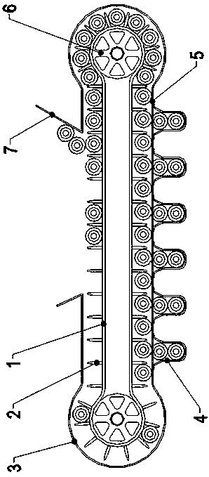 Doffer bobbin distribution device