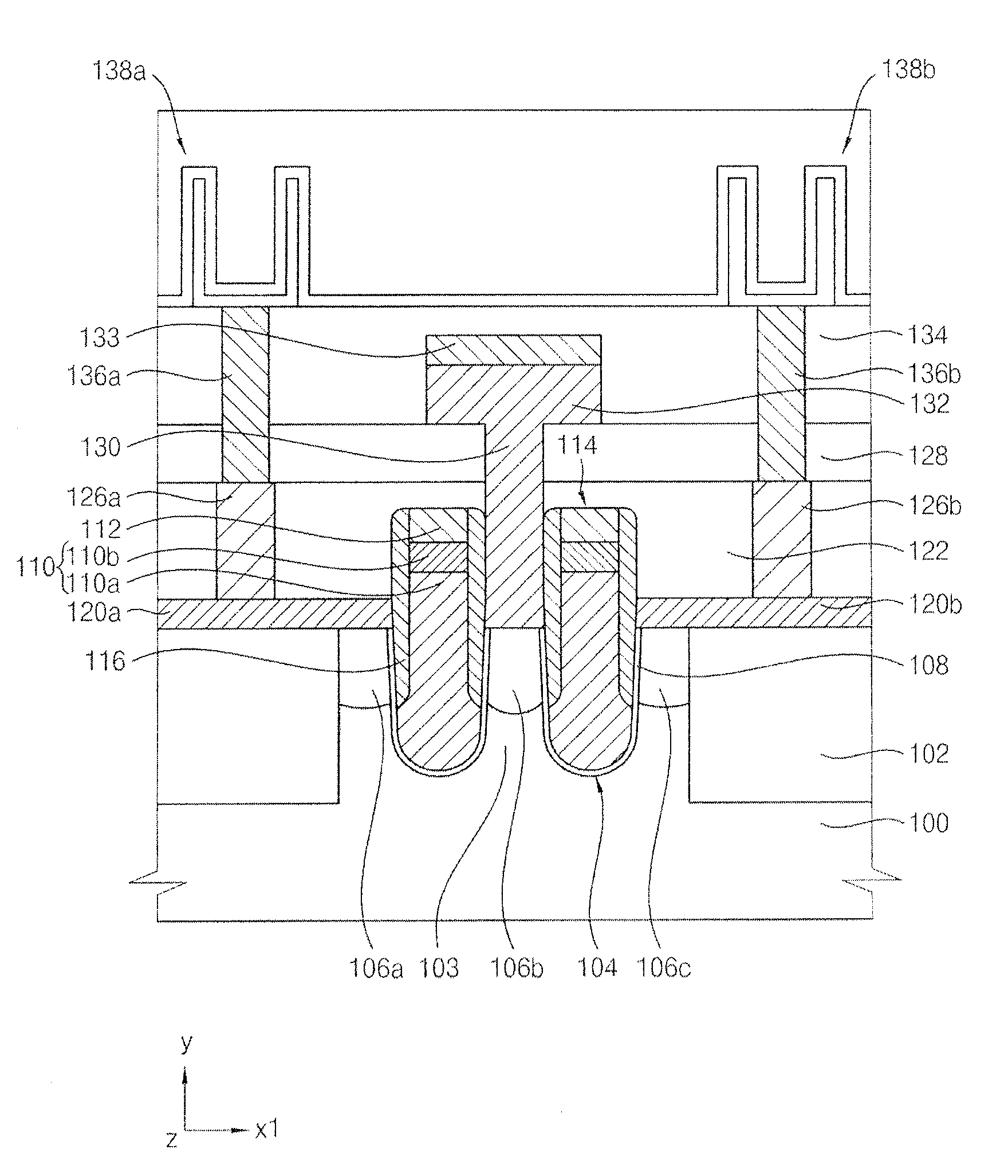 DRAM semiconductor device with pad electrode