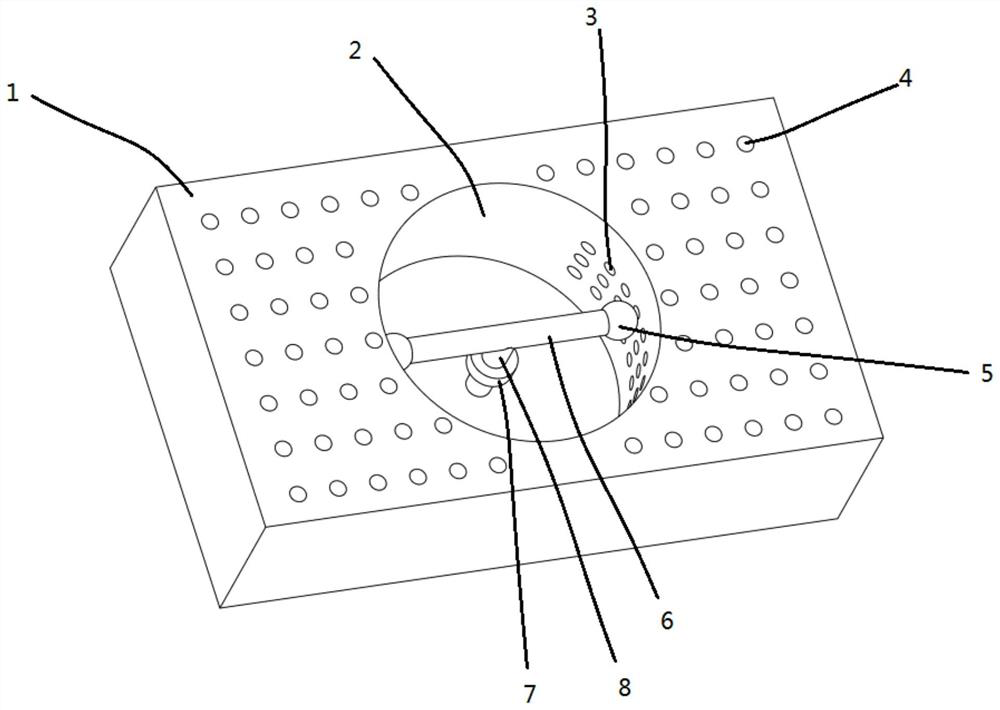 Cement-based water permeable brick and use method thereof