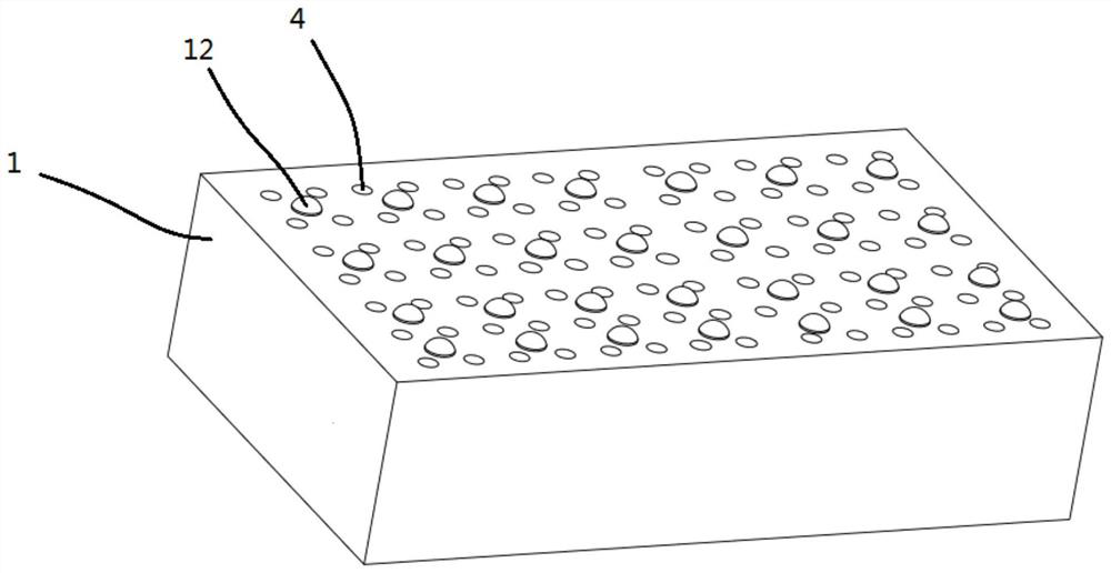 Cement-based water permeable brick and use method thereof