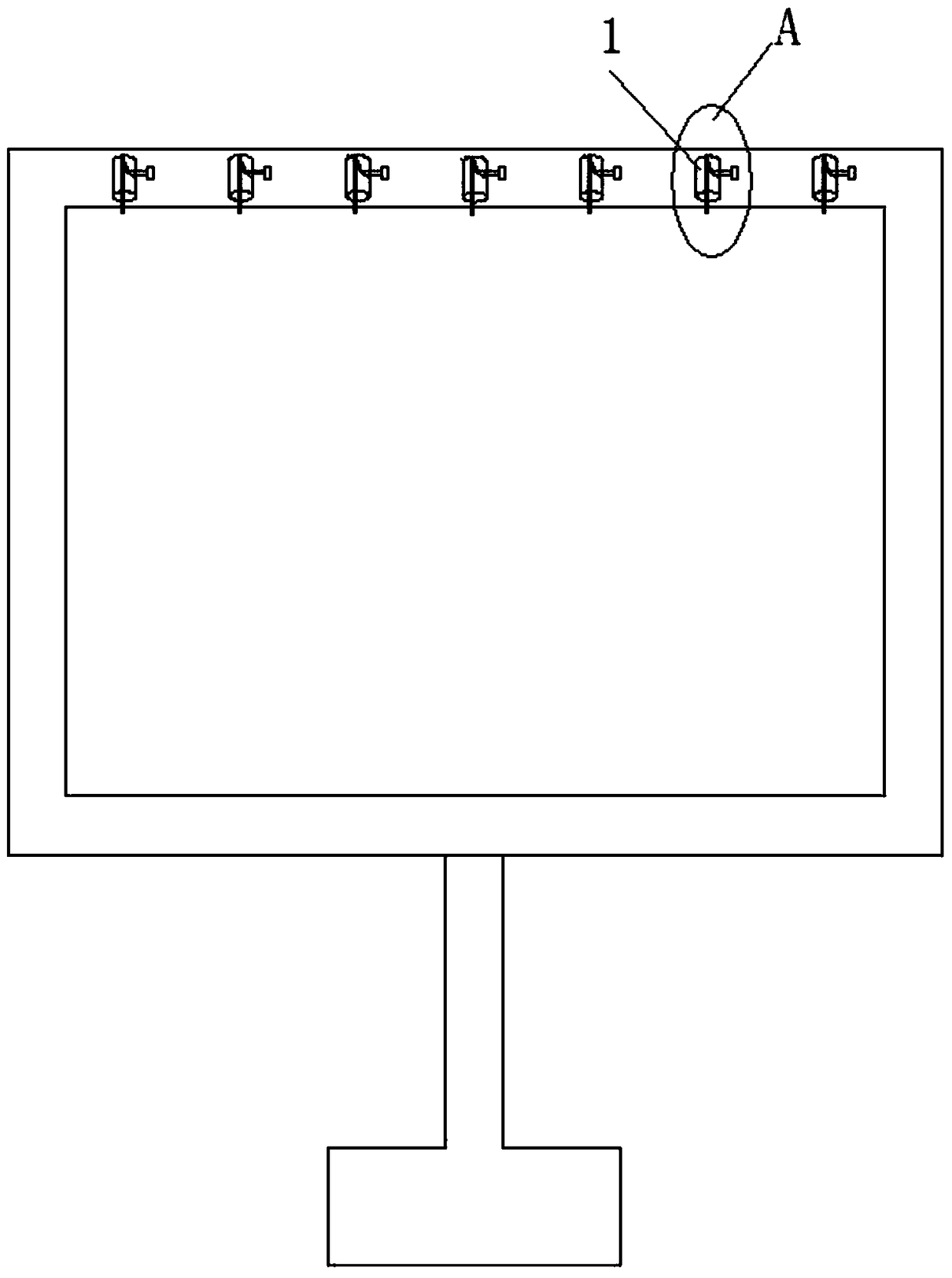 A dust-free projected computer keyboard lighting lamp