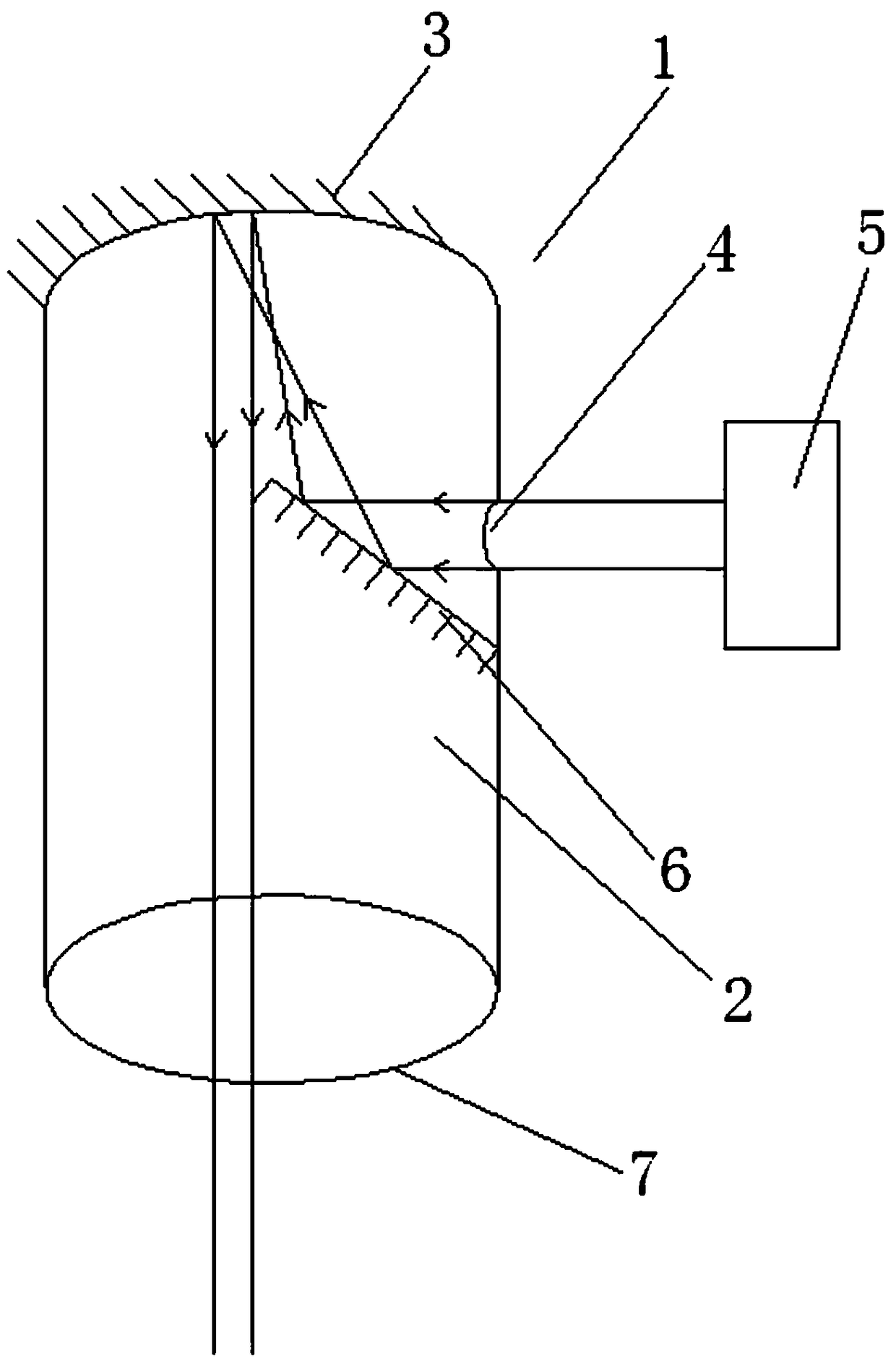 A dust-free projected computer keyboard lighting lamp