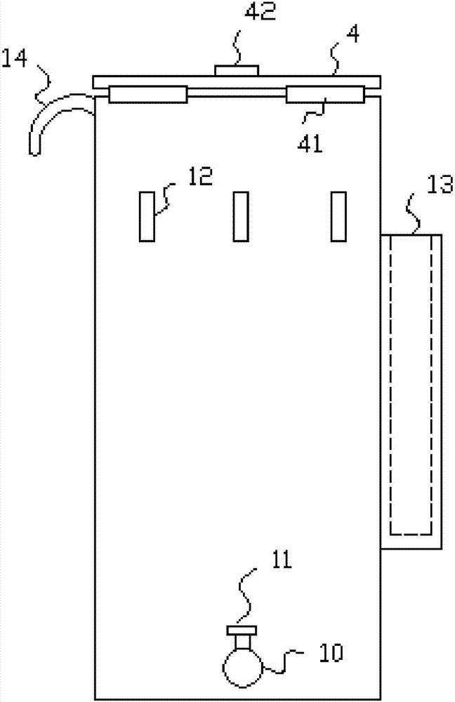 Solid and liquid separated vehicle-mounted garbage bin