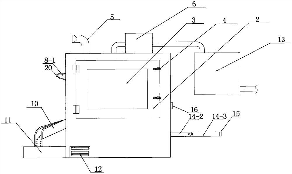 A chicken coop for isolation to prevent infection