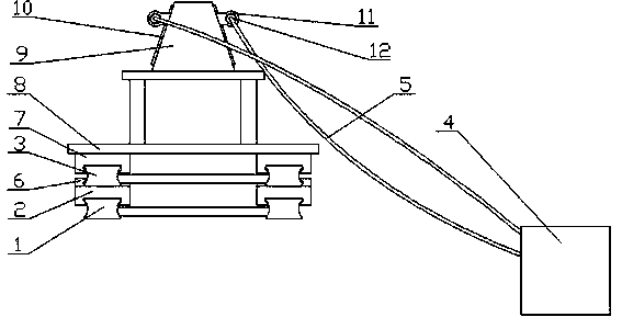 Remote movable spraying device