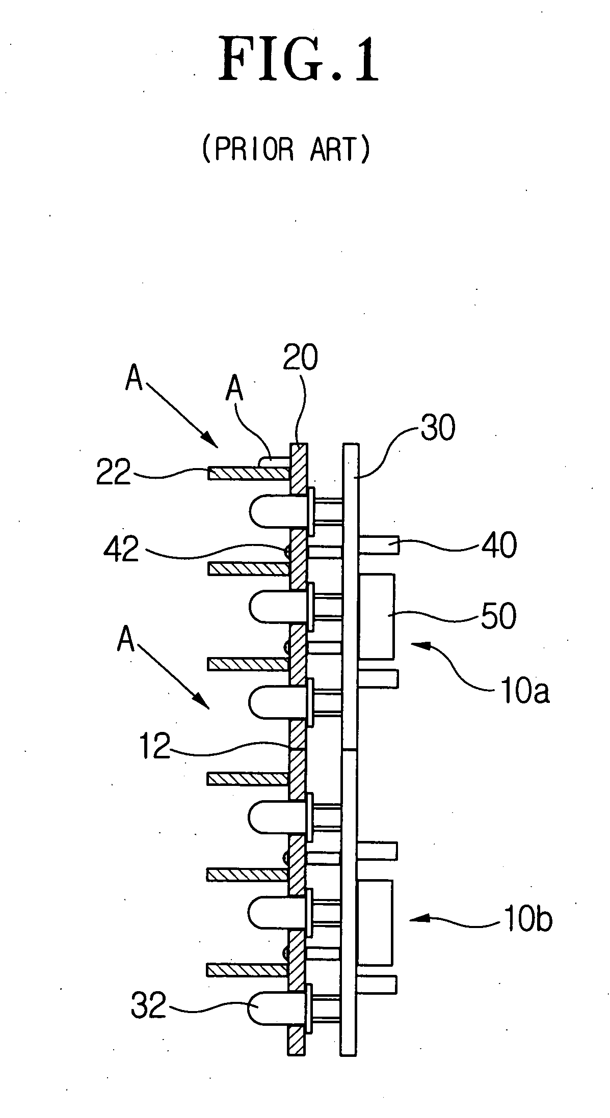 Led fixing device of a pixel module and method for manufacturing the same
