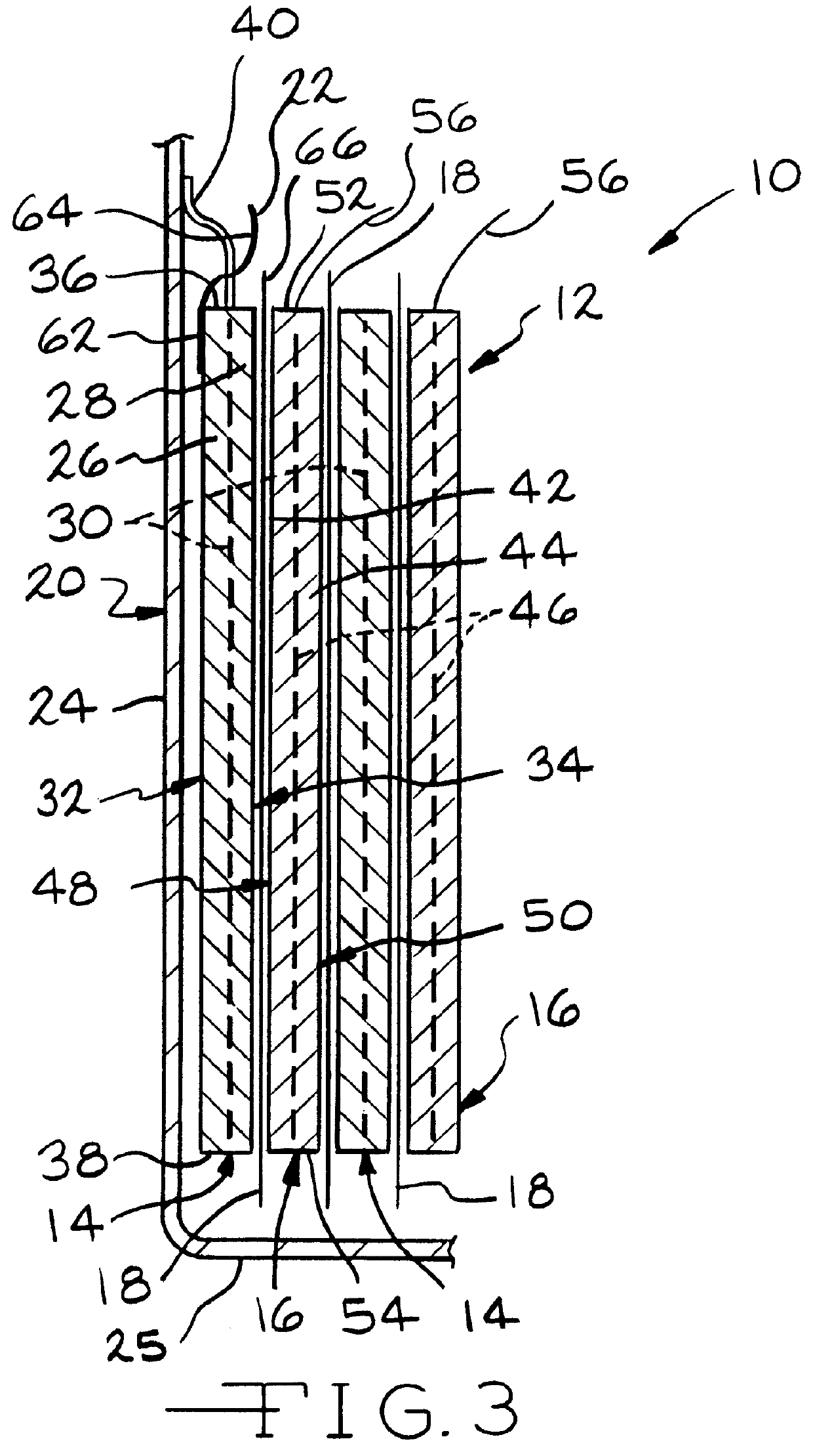 Slotted insulator for unsealed electrode edges in electrochemical cells