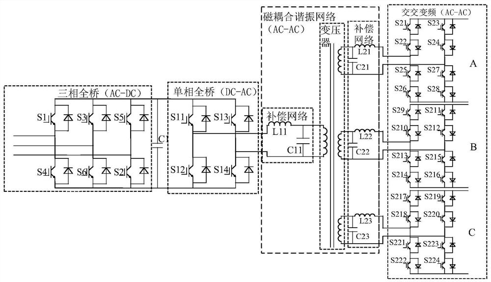 A wireless power supply system for motor rotor