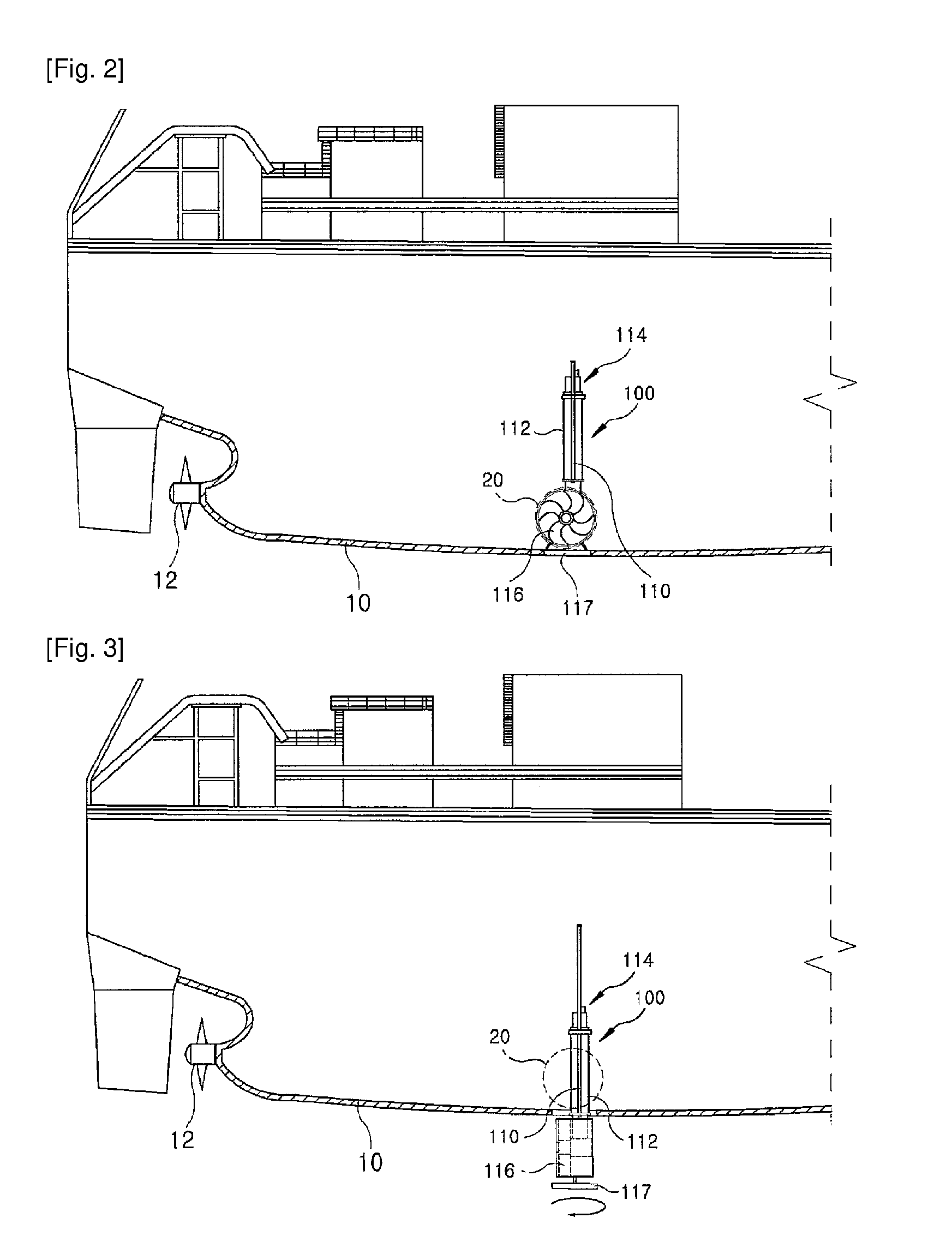 Icebreaking additional propulsion system and icebreaking ship having the same