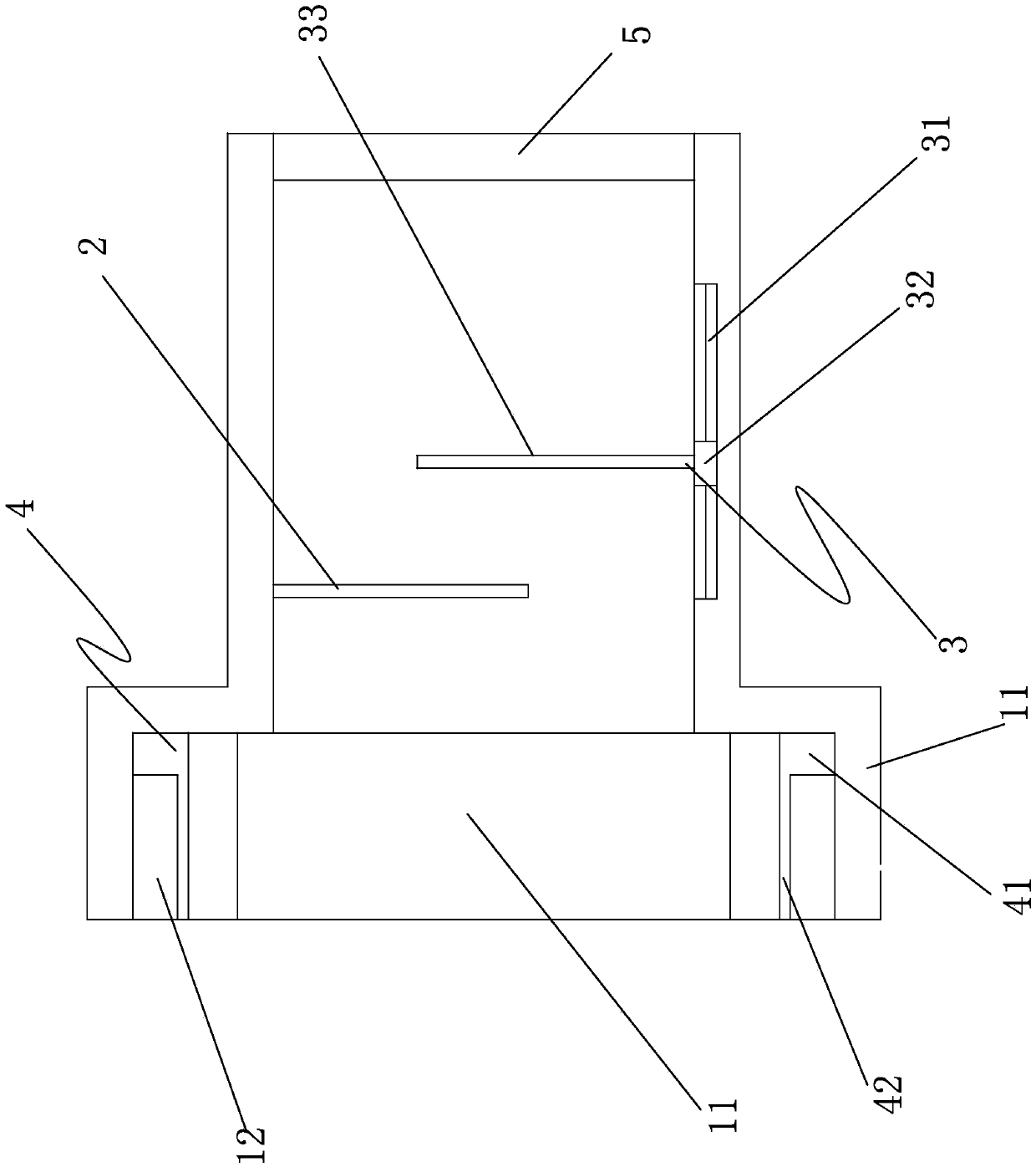 Inflow-preventing exhaust tail device for automobiles