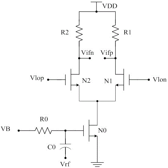 Low voltage low power consumption active mixer