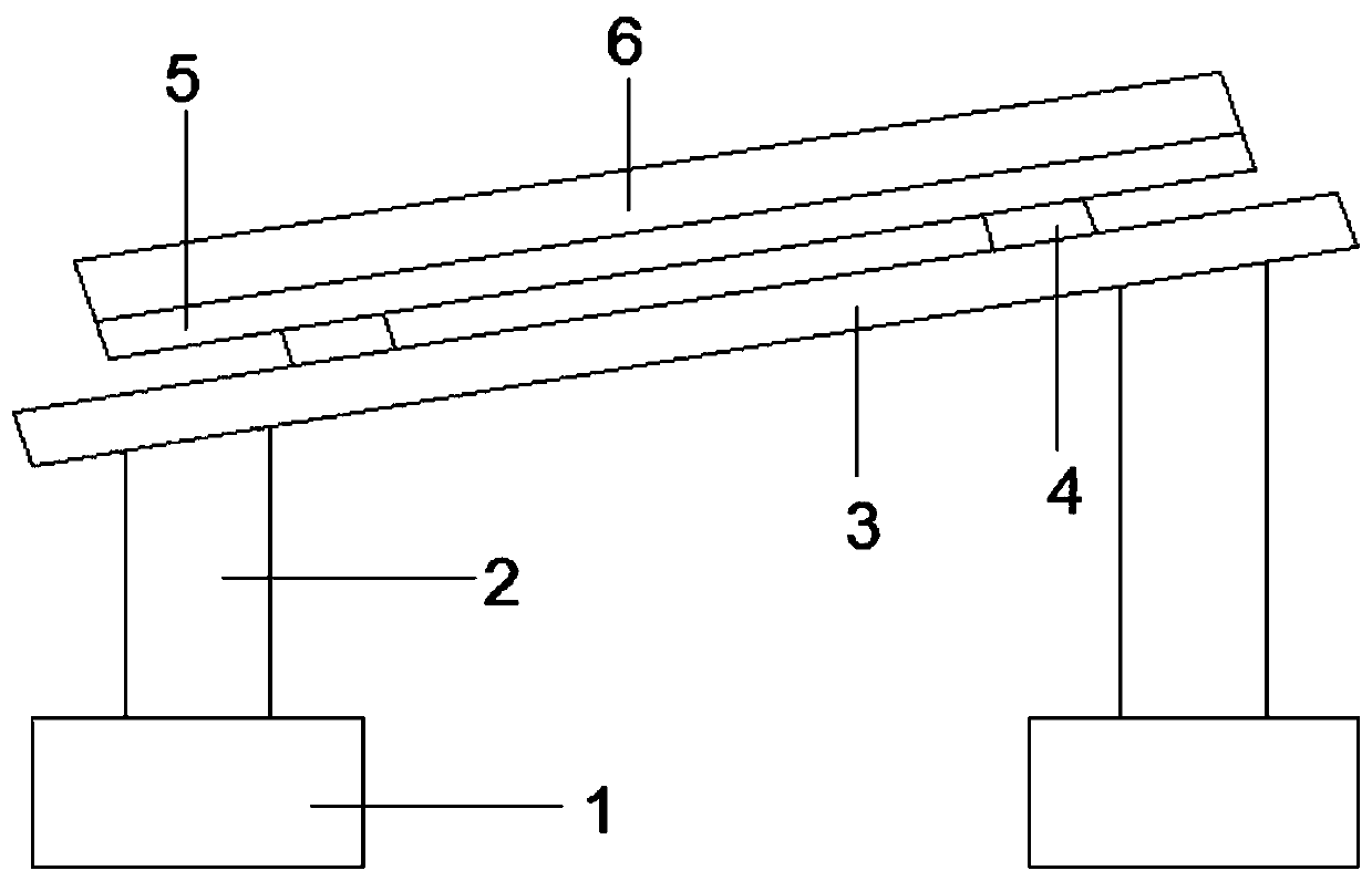 Cooling water flow-guiding device for photovoltaic cell module