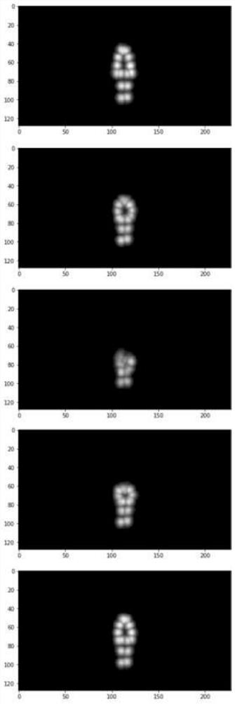 Real-time body movement recognition method based on human body key point thermodynamic diagram