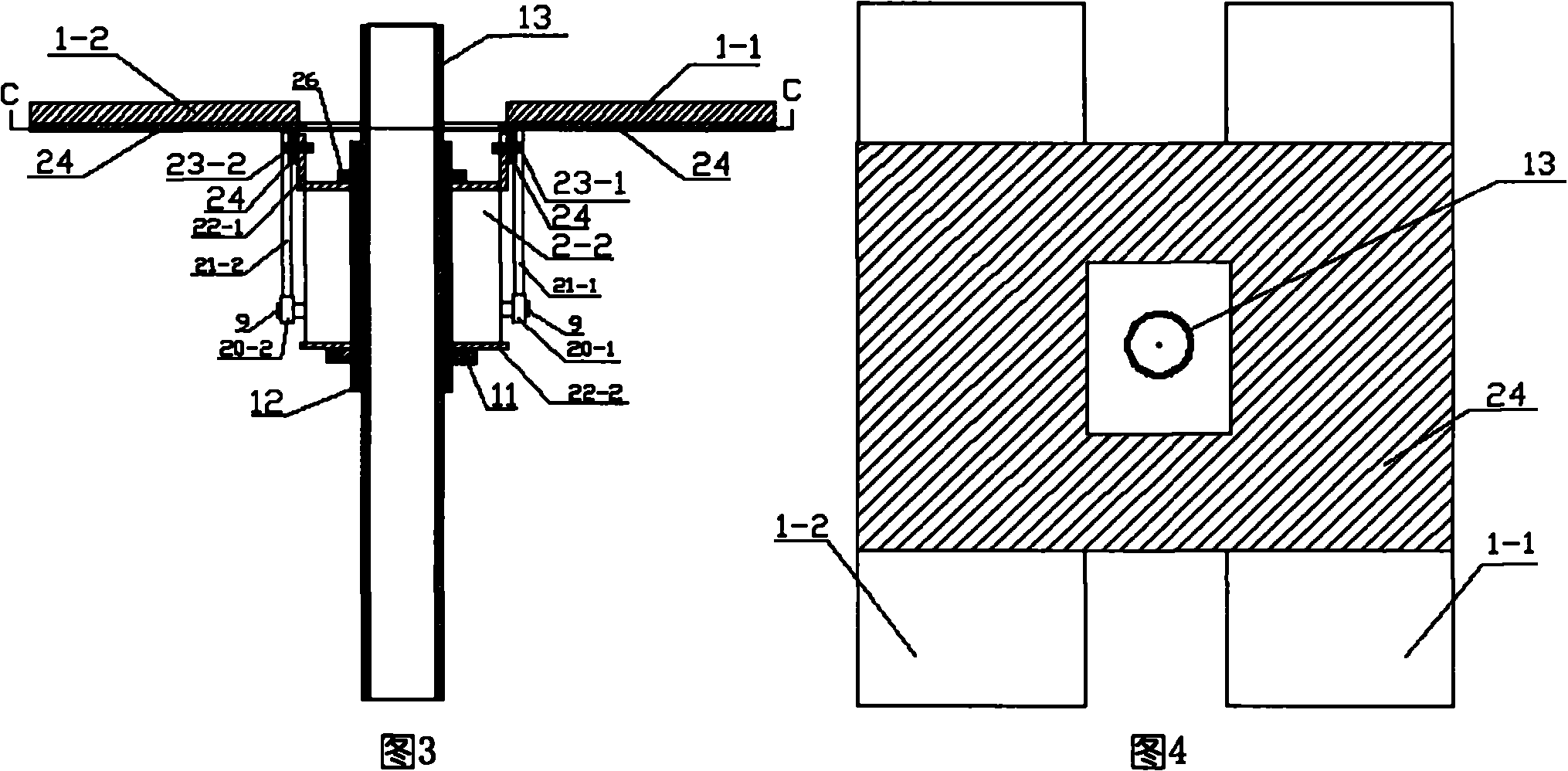 Large-power soft-driving pitch tracking three-dimensional solar light collecting device