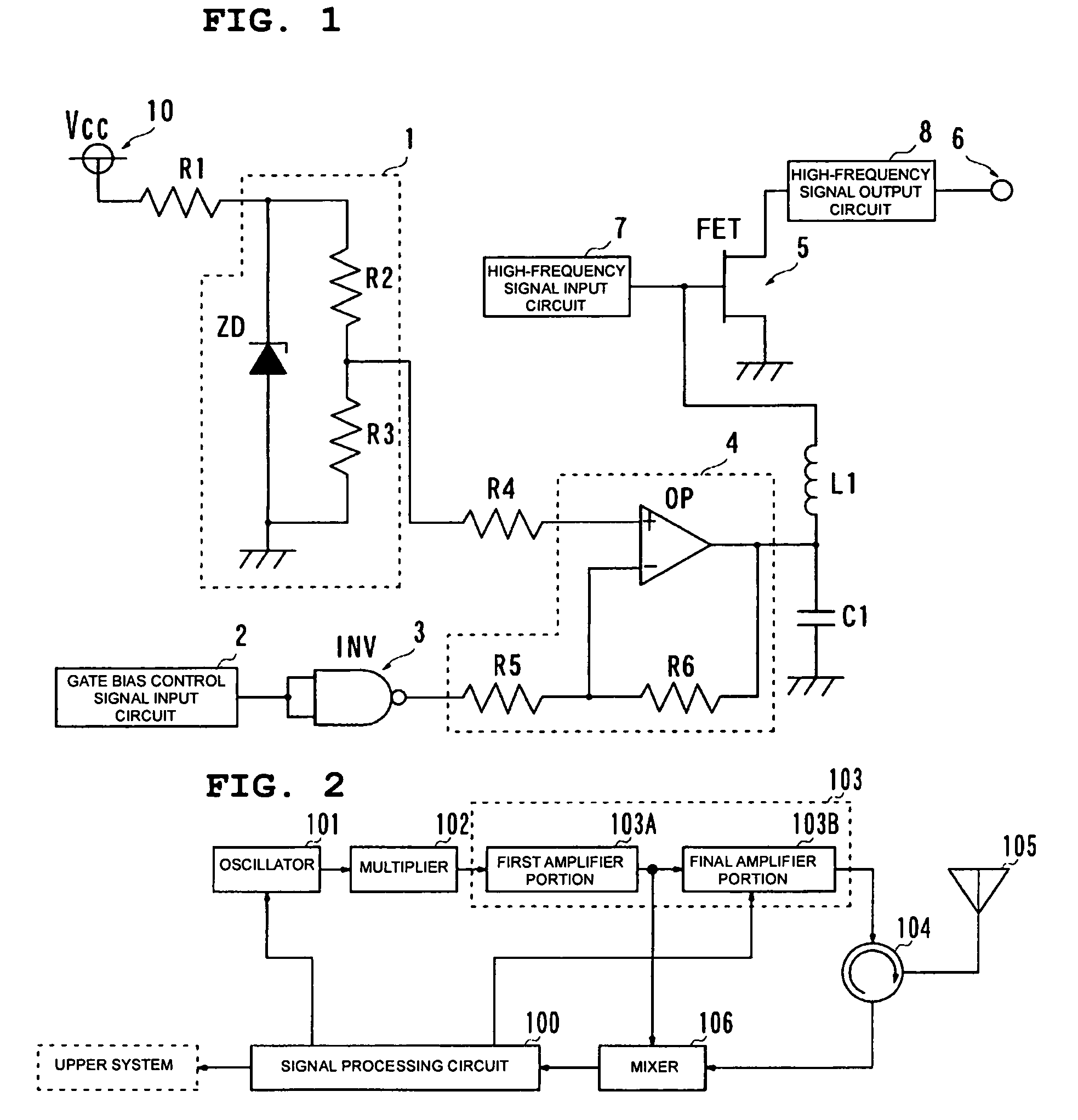 FET amplifier, pulse modulation module, and radar device