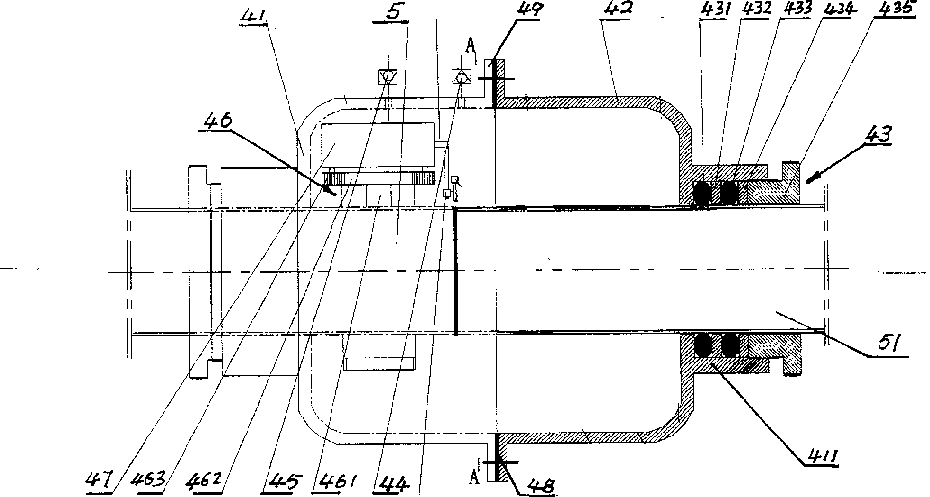 'cabin inside cabin' type working space for welding subwater pipeline in dry mode and under normal pressure